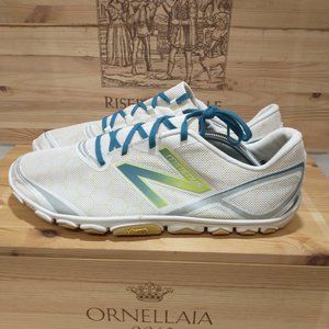 New Balance Minimus MR10WW2 Lightweight Trail/Running Shoes Size 13 White/Blue